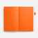 Ежедневник WHITE SHALL, недатированный, бело-оранжевый