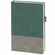 Ежедневник HORIZON, недатированный, серый с зеленым
