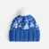 Шапка HOLIDALE, синяя с молочным