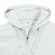 Толстовка женская HOODED FULL ZIP белая, размер XS