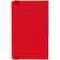 Блокнот SHALL, в линейку, красный