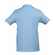 Футболка мужская с контрастной отделкой MADISON 170, голубой/белый, размер XXL