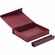 Коробка DUO под ежедневник и ручку, бордовая