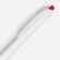 Ручка шариковая TICK, белая с красным