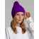 Шапка YONG, фиолетовая