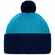 Шапка SNAPPY, бирюзовая с синим