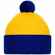Шапка SNAPPY, желтая с синим