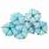 Цветок хлопка COTTON, голубой