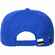 Бейсболка CANOPY, ярко-синяя с белым кантом