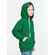 Толстовка с капюшоном детская KIRENGA KIDS, зеленая, 10 лет