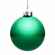 Елочный шар FINERY GLOSS, 10 см, глянцевый зеленый