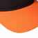 Козырек GRAND SLAM, темно-серый с оранжевым