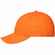 Бейсболка SPIKER, оранжевая с белым
