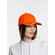 Бейсболка SPIKER, оранжевая с белым