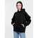 Худи оверсайз унисекс GO EASY, черное, размер S
