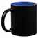 Кружка-хамелеон ON DISPLAY, матовая, черная со светло-синим