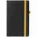 Ежедневник TON, недатированный, черный с желтым