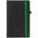 Ежедневник TON, недатированный, черный с зеленым