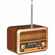 BLUETOOTH-колонка с радио BEATNIK, коричневая
