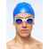 Очки для плавания SWIMATIC, синие с белым