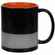 Кружка-хамелеон ON DISPLAY, глянцевая, черная с оранжевым