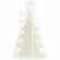 Свеча KNITEAM, елка, белая