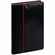 Ежедневник ALANIS, недатированный, черный с красным