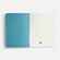 Ежедневник DOPPIO, недатированный, синий с голубым