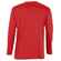 Футболка мужская с длинным рукавом MONARCH 150 красная, размер S
