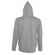 Толстовка мужская на молнии с капюшоном SEVEN MEN 290, серый меланж, размер S
