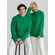 Толстовка с капюшоном унисекс HOODIE, зеленая, размер XS
