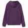 Толстовка с капюшоном унисекс HOODIE, фиолетовый меланж, размер XS