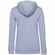 Толстовка с капюшоном женская HOODIE, лиловая, размер XS