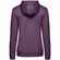 Толстовка с капюшоном женская HOODIE, фиолетовый меланж, размер XS