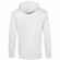 Толстовка на молнии с капюшоном унисекс BNC INSPIRE (ORGANIC), белая, размер XS