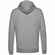 Толстовка на молнии с капюшоном унисекс BNC INSPIRE (ORGANIC), серый меланж, размер XS