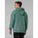 Худи оверсайз KULONGA COMFORT, серо-зеленое, размер XS/S