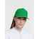 Бейсболка CLASSIC, ярко-зеленая с белым кантом
