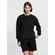 Свитшот унисекс DELTA, черный, размер XL