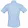 Рубашка женская с коротким рукавом ELITE голубая, размер XS