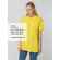 Футболка унисекс T-BOLKA 140, желтая, размер M