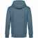 Толстовка с капюшоном унисекс KING, серо-синяя, размер XS