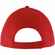 Бейсболка SOLAR, красная с белым