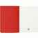 Ежедневник FLAT, недатированный, красный