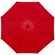 Зонт наоборот складной FUTURUM со светоотражающим кантом, красный