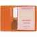 Обложка для паспорта PETRUS, оранжевая