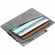 Чехол для карточек NUBUK, светло-серый