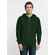 Толстовка на молнии с капюшоном SIVERGA 2.0, темно-зеленая, размер XS