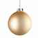 Елочный шар FINERY MATT, 10 см, матовый золотистый