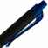 Ручка шариковая PRODIR QS01 PRT-T SOFT TOUCH, черная с синим